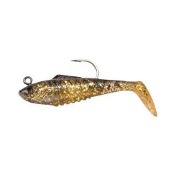Soft Plastic Lures Squidgies Slick Rig Soft Plastic Lure 80mm Black Gold