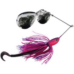 Gangster Lures Spinnerbait Freshwater Jigs Gangster Bidgee Bait Spinner Bait Lure 1oz Pink / Purple
