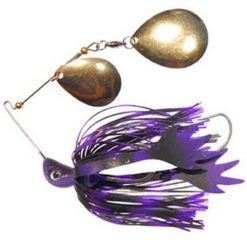 Spinnerbait Freshwater Jigs Bassman Codman Spinner Bait Lure 1 / 2oz Black / Purple