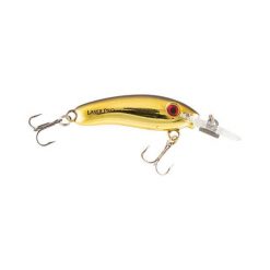 Estuary Hard Body Lures Halco Laser Pro Standard Hard Body Lure 45mm Chrome Gold Black Back