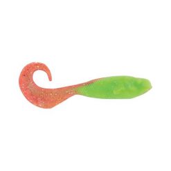 Soft Plastic Lures Berkley Gulp! Minnow Grub Soft Plastic Lure 3in Nuclear Chicken