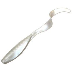 Z-Man Soft Plastic Lures Zman Streakz Curltailz Soft Plastic Lure 5in 4 Pack Pearl