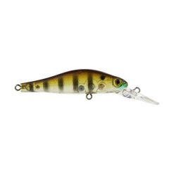 Estuary Hard Body Lures Atomic Hardz Shad Deep Rattle Diver Hard Body Lure 50mm Ghost Gill Brown