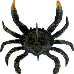 Soft Plastic Lures Chasebaits Smash Crab Junior Soft Plastic Lure 75mm Gold Digger