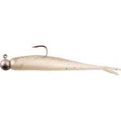 Soft Plastic Lures Pryml Minnow Rigged Lure 7cm Silver Whiting