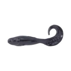 Soft Plastic Lures Berkley Gulp Alive! Minnow Grub Soft Plastic Lure 3in Black