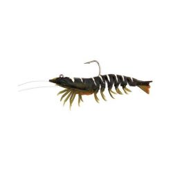 Soft Plastic Lures Zerek Absolute Shrimp Soft Plastic Lure 3in Giant Tiger