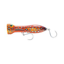 Bluewater Stick Baits And Popper Lures Nomad Chug Norris Surface Popper Lure 12cm Coral Trout