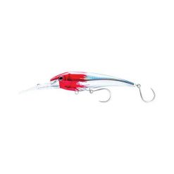 Bluewater Trolling And Gamefish Lures Nomad DTX Minnow Hard Body Lure 16.5cm S Fireball Red Head