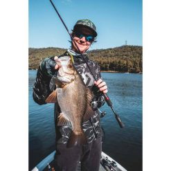 Soft Plastic Lures Daiwa BaitJunkie Minnow Soft Plastic Lure 3.2in Motor Oil