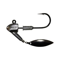 Tackle Tactics Jig Heads TT RevlockZ Jig Head 1/4oz Silver Nickel Willow Size 3 / 0