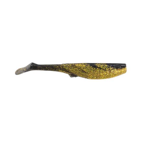 Soft Plastic Lures Berkley Gulp! Paddletail Shad Soft Plastic Lure 3in Black / Gold 3 Soft Plastic Lures Berkley Gulp! Paddletail Shad Soft Plastic Lure 3in Black / Gold