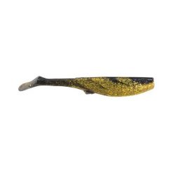Soft Plastic Lures Berkley Gulp! Paddletail Shad Soft Plastic Lure 6in Black / Gold