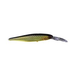 Estuary Hard Body Lures Jackall Squirrel Super Double Deep Hard Body Lure 115mm HL Sparkle Gold Black