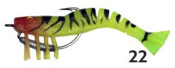Soft Plastic Lures Zerek Live Shrimp Soft Plastic Lure 5in COL 22