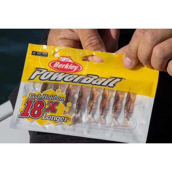 Soft Plastic Lures Berkley Powerbait Shrimp Soft Plastic Lure 2in Pink Glitter 4 Soft Plastic Lures Berkley Powerbait Shrimp Soft Plastic Lure 2in Pink Glitter - Image 2