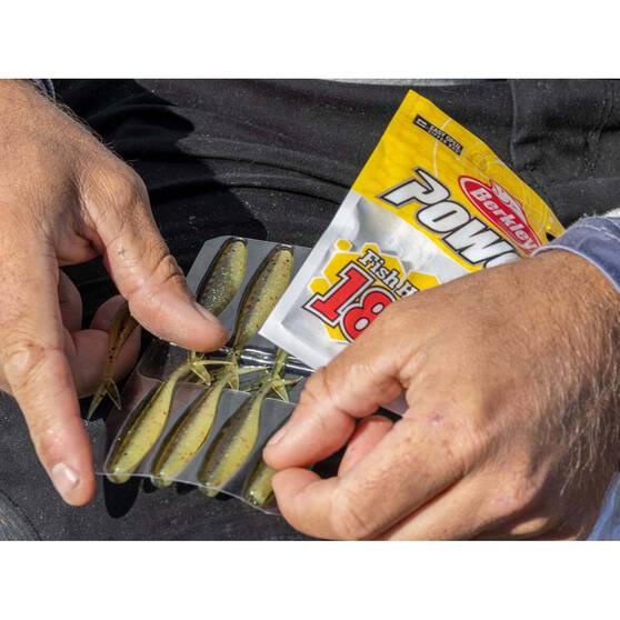 Soft Plastic Lures Berkley Powerbait Forktail Minnow Soft Plastic Lure 3.5in Bleak 4 Soft Plastic Lures Berkley Powerbait Forktail Minnow Soft Plastic Lure 3.5in Bleak - Image 2