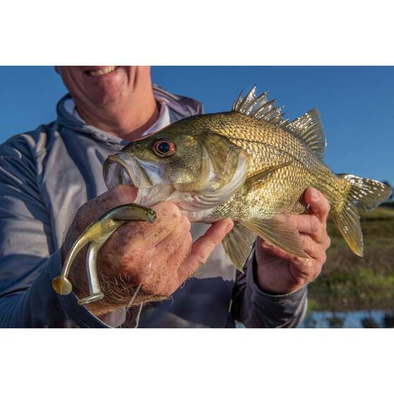 Soft Plastic Lures Berkley PowerBait Paddle Frog Soft Plastic Lure 3.9in Black 4 Soft Plastic Lures Berkley PowerBait Paddle Frog Soft Plastic Lure 3.9in Black - Image 2