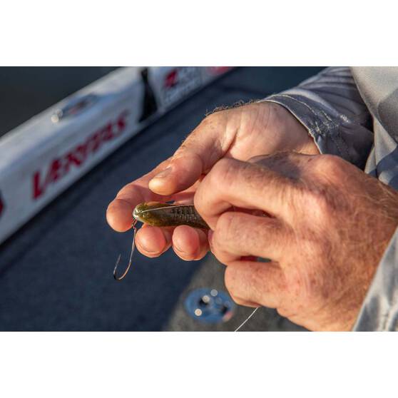 Soft Plastic Lures Berkley PowerBait Paddle Frog Soft Plastic Lure 3.9in Black 6 Soft Plastic Lures Berkley PowerBait Paddle Frog Soft Plastic Lure 3.9in Black - Image 4